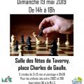 Tournoi d'echecs Jeunes de Taverny - Dimanche 19 mai 2019 (13h30-18h)