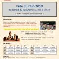 Fte du club - Samedi 22 Juin 2019 (12h30-17h)