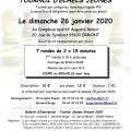 Tournoi Jeunes Ermont - Dimanche 26 janvier 2020