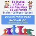 Rsultats du 6e Tournoi des Scolaires du Val Parisis