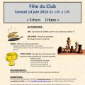 Fte du club le samedi 14 juin !!