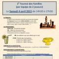 2e Tournoi des Familles - samedi 4 avril 2015