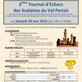 3e Tournoi des Scolaires du Val Parisis (samedi 28 mai 2016)