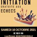 Initiation Adultes aux checs - Samedi 16 octobre 2021